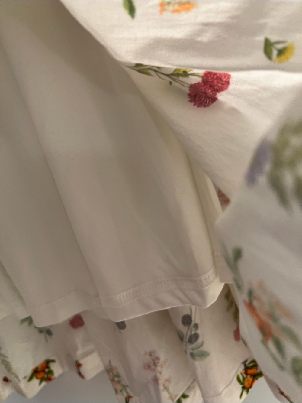 NWT 7 For All Mankind Fruit Floral Garden Print Midi Dress Size 4 - Picture 5 of 6